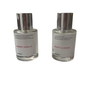 Ambery Vanilla and Fruity Almond Perfume Set